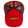 Sci-Fi Fantasy Biker Logo Mesh Hat Red