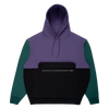 Sci-Fi Fantasy Colorblocked Hood Purple/Black