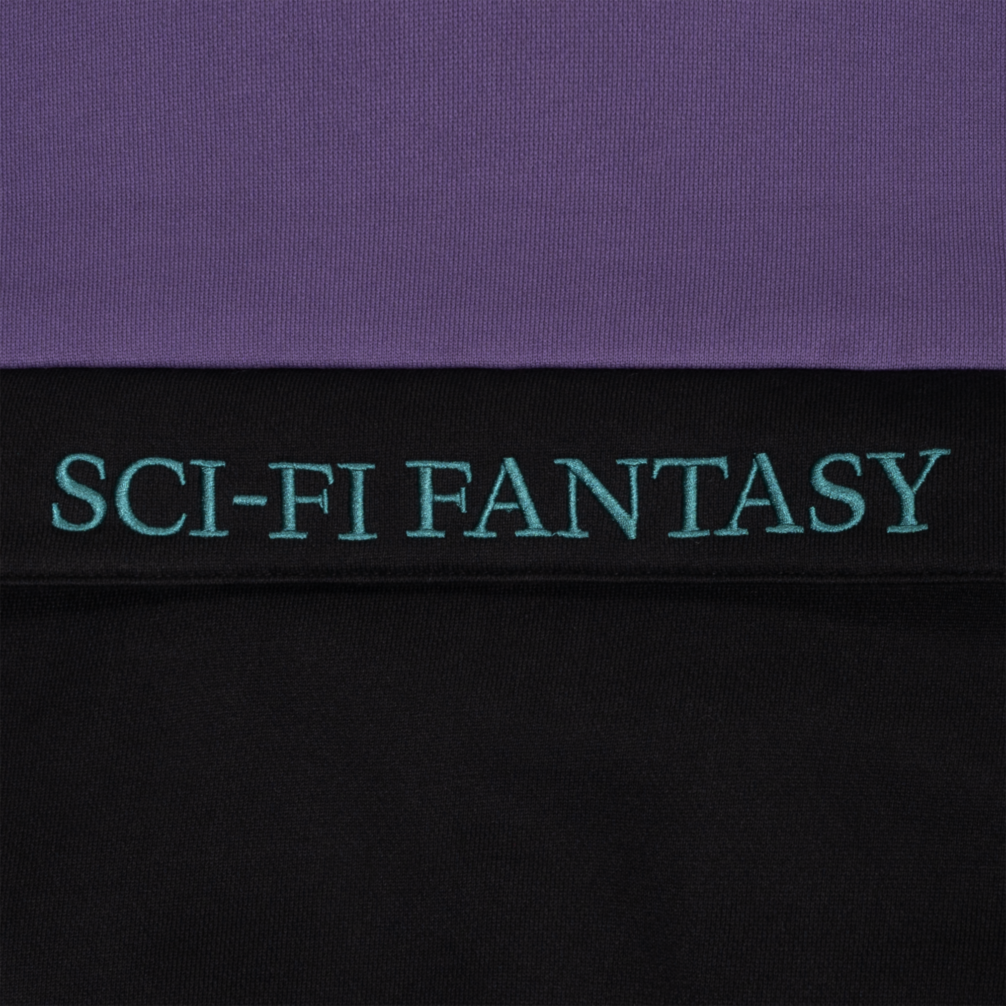 Sci-Fi Fantasy Colorblocked Hood Purple/Black