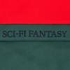 Sci-Fi Fantasy Colorblocked Hood Red/Green