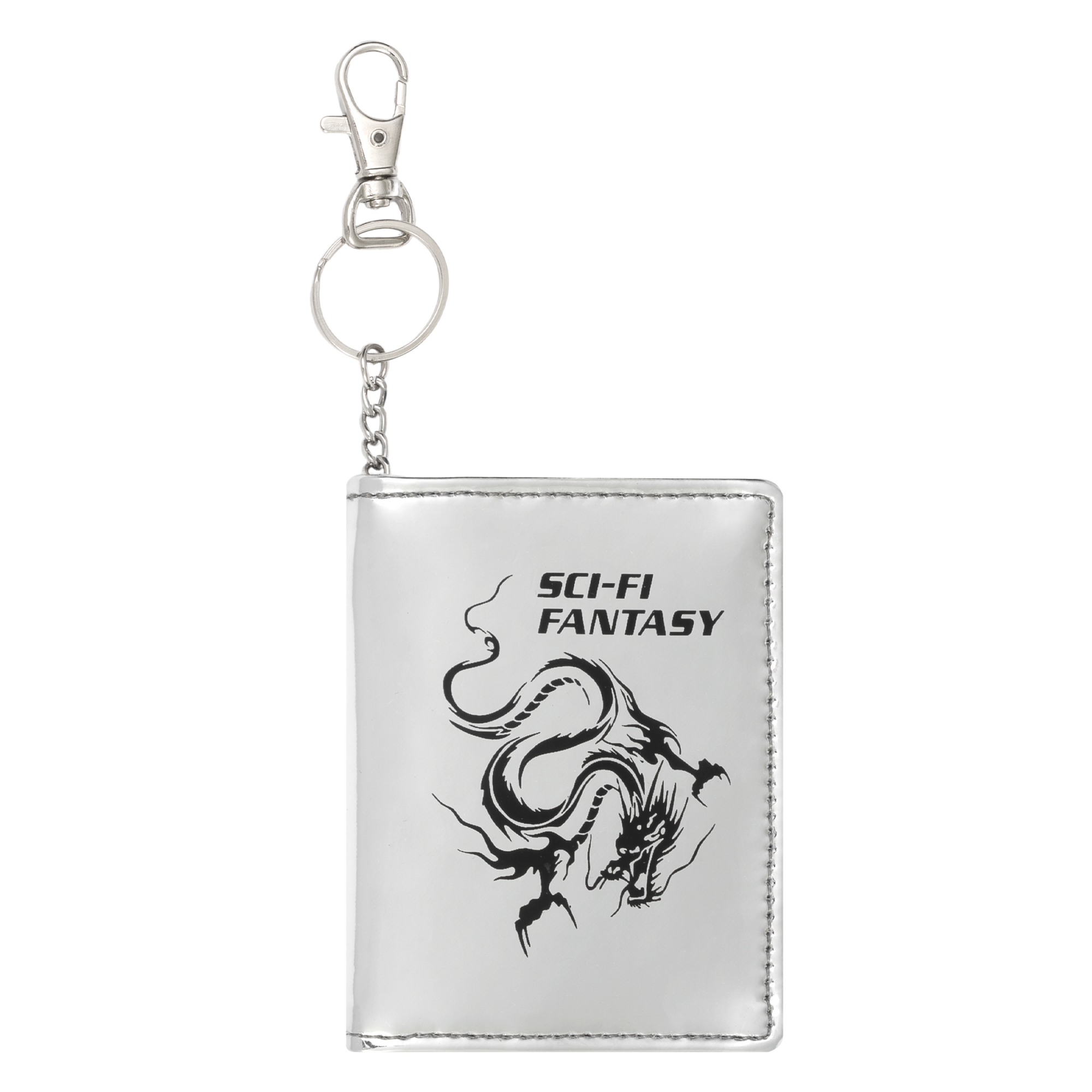 Sci Fi Fantasy Dragon Wallet Silver