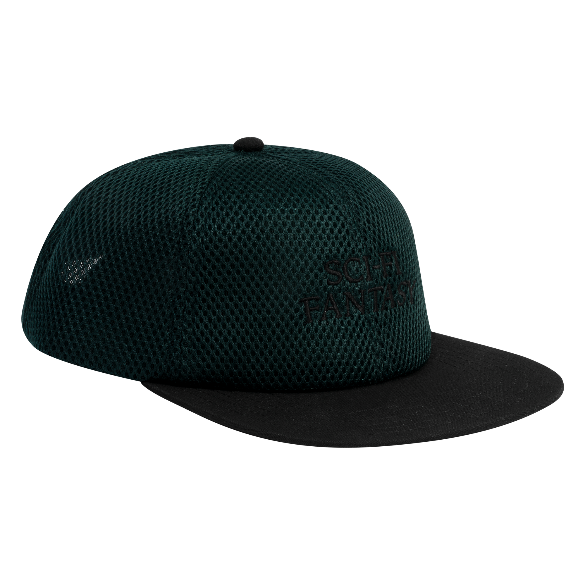 Sci Fi Fantasy Logo Hat Forest Mesh