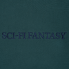 Sci-Fi Fantasy Logo Hood Dark Moss