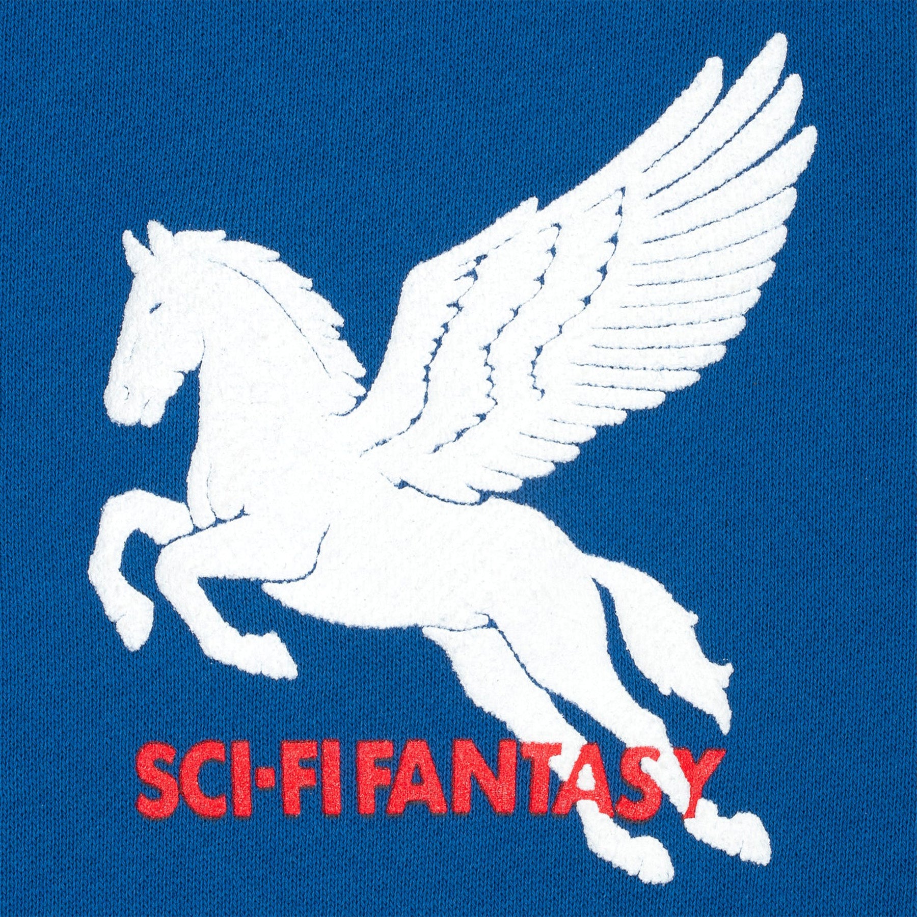 Sci-Fi Fantasy Pegasus Crewneck Blue