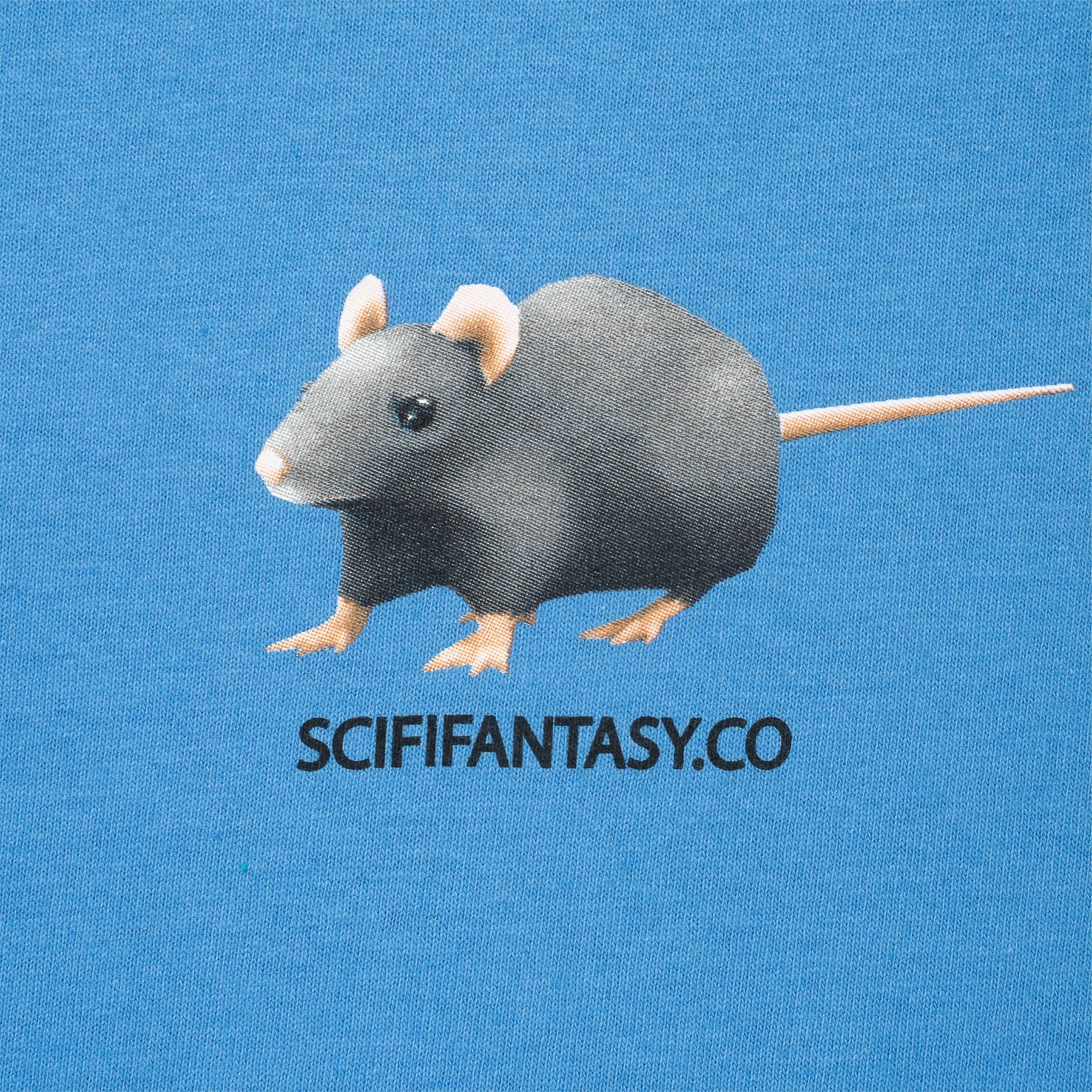 Sci-Fi Fantasy Rat Tee Iris Blue