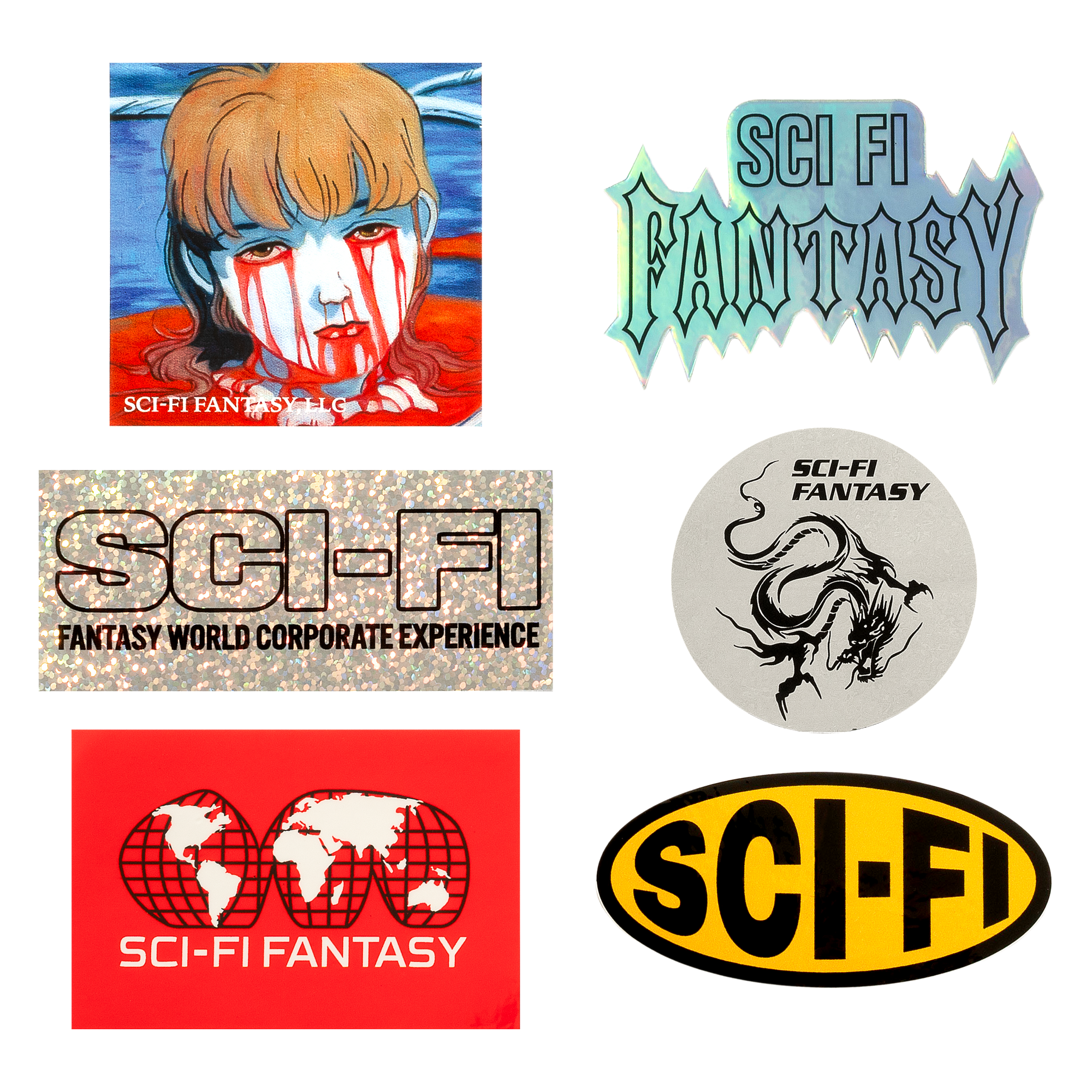 Sci Fi Fantasy FA24 Sticker Pack