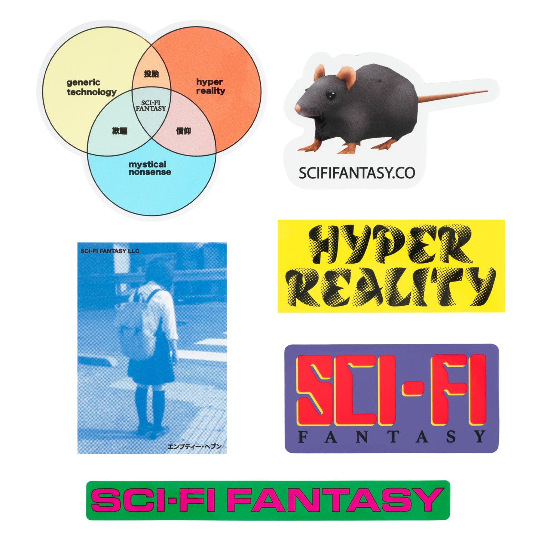 Sci-Fi Fantasy Sticker Pack HO24