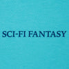 Sci-Fi Fantasy Tiny Classic Logo Tee Lagoon Blue