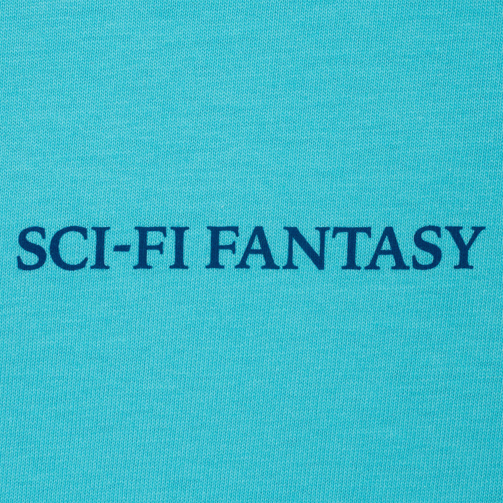 Sci-Fi Fantasy Tiny Classic Logo Tee Lagoon Blue