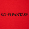 Sci-Fi Fantasy Tiny Classic Logo Tee Red