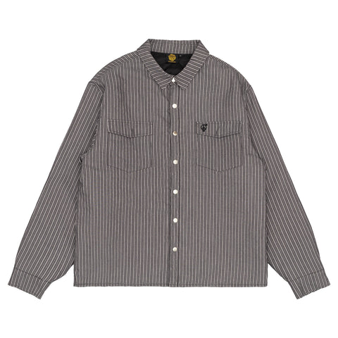 トップス SEXHIPPIES STRIPED MOCK NECK L/S TEE Striped Mock Neck – sexhippies