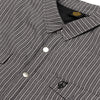 Sexhippies Insulated Snap Striped Work Shirt Grey/Black/White