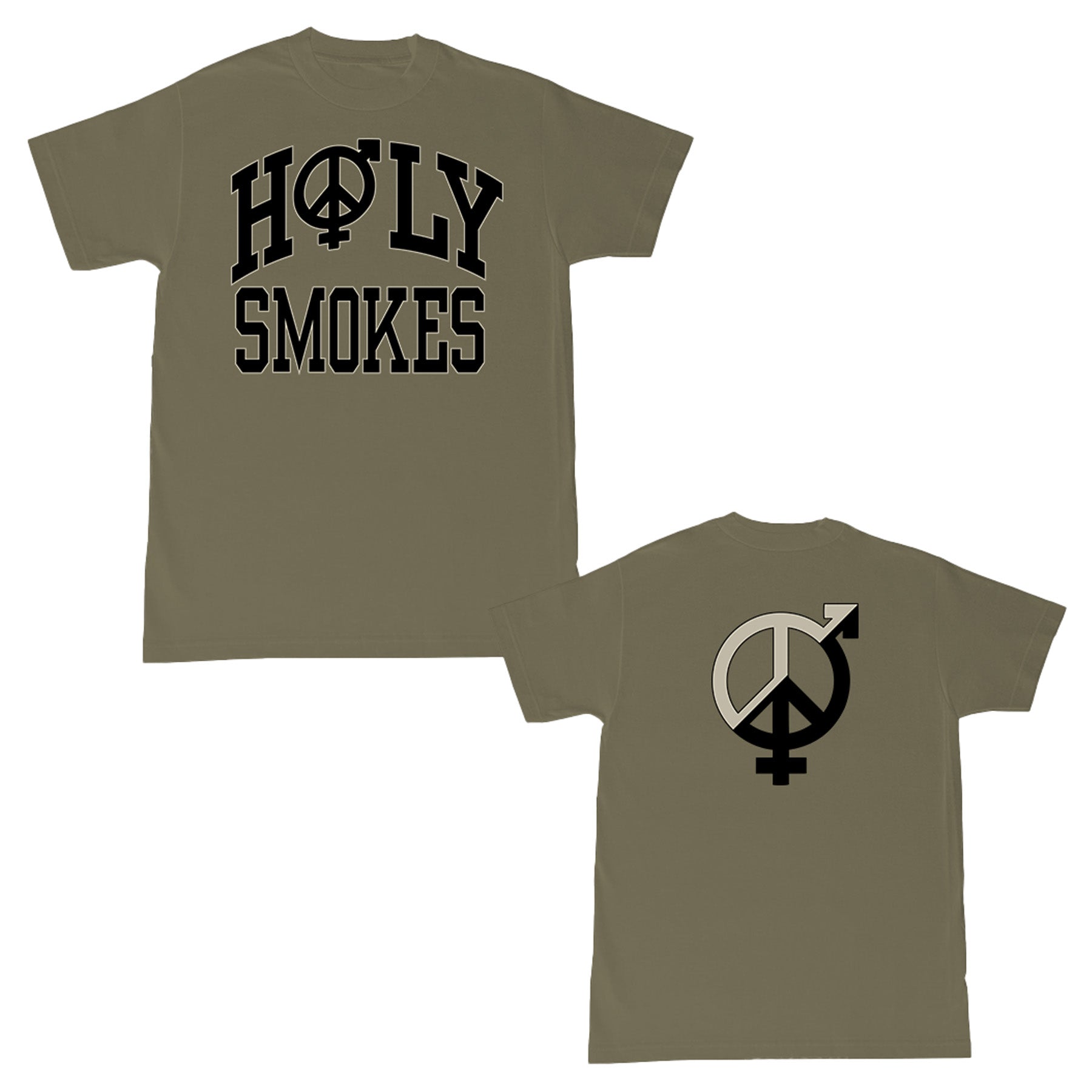 Sexhippies Holy Smokes Tee Military