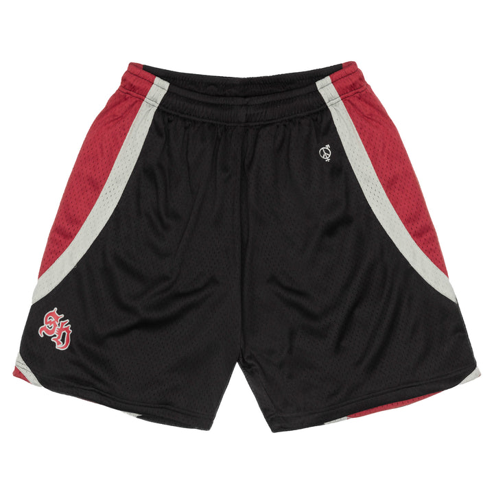 Sexhippies Hoop Shorts Black/Maroon/Grey