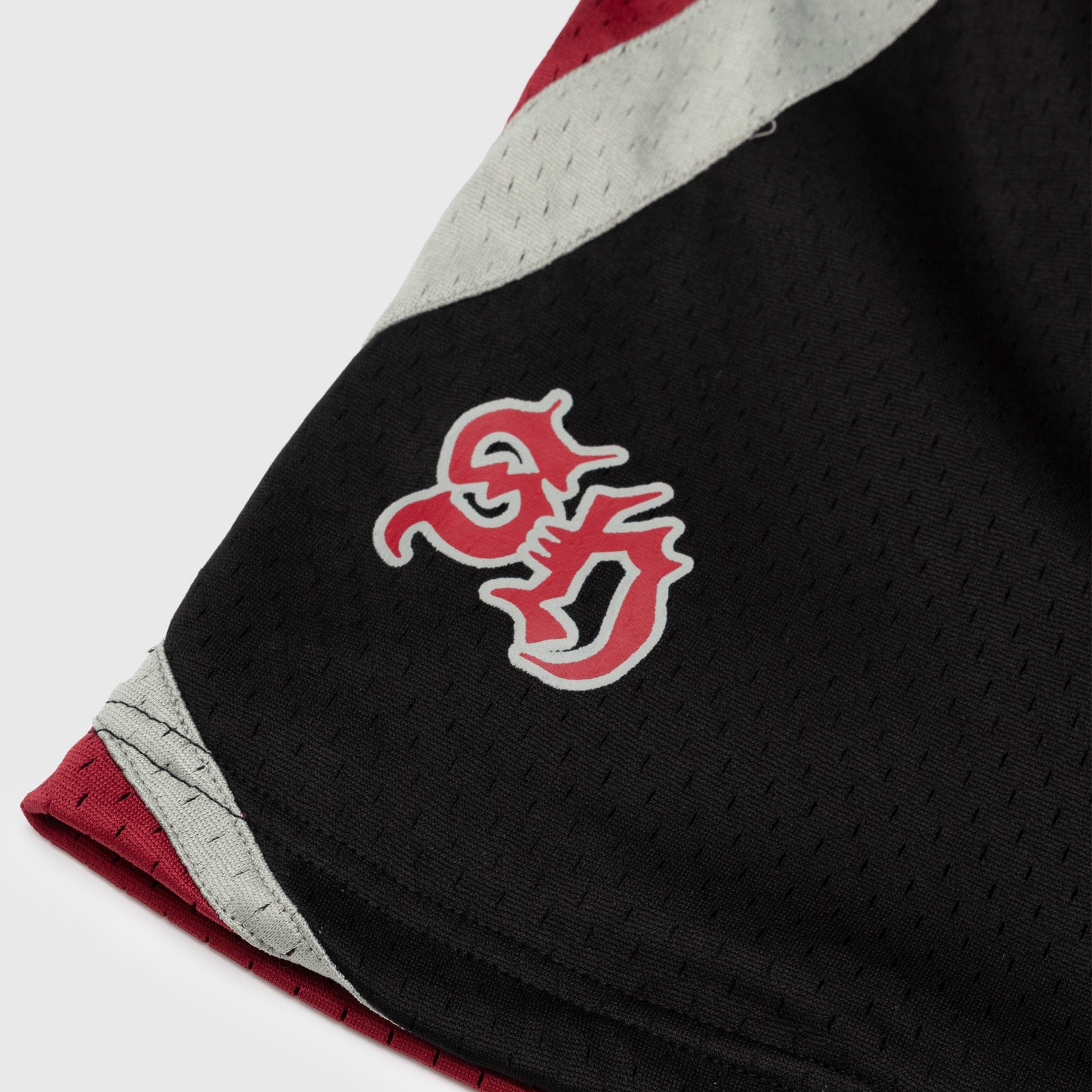 Sexhippies Hoop Shorts Black/Maroon/Grey