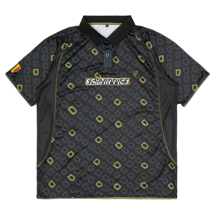 Sexhippies Shibori Jersey Black AOP