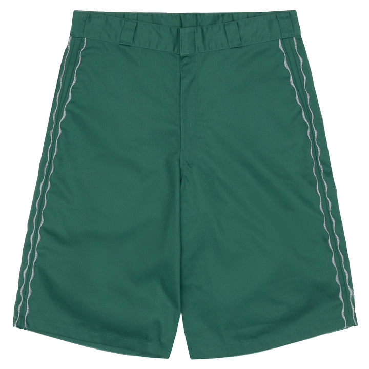 Sexhippies Welder's Stitch Loose Fit Work Shorts Work Green/Silver