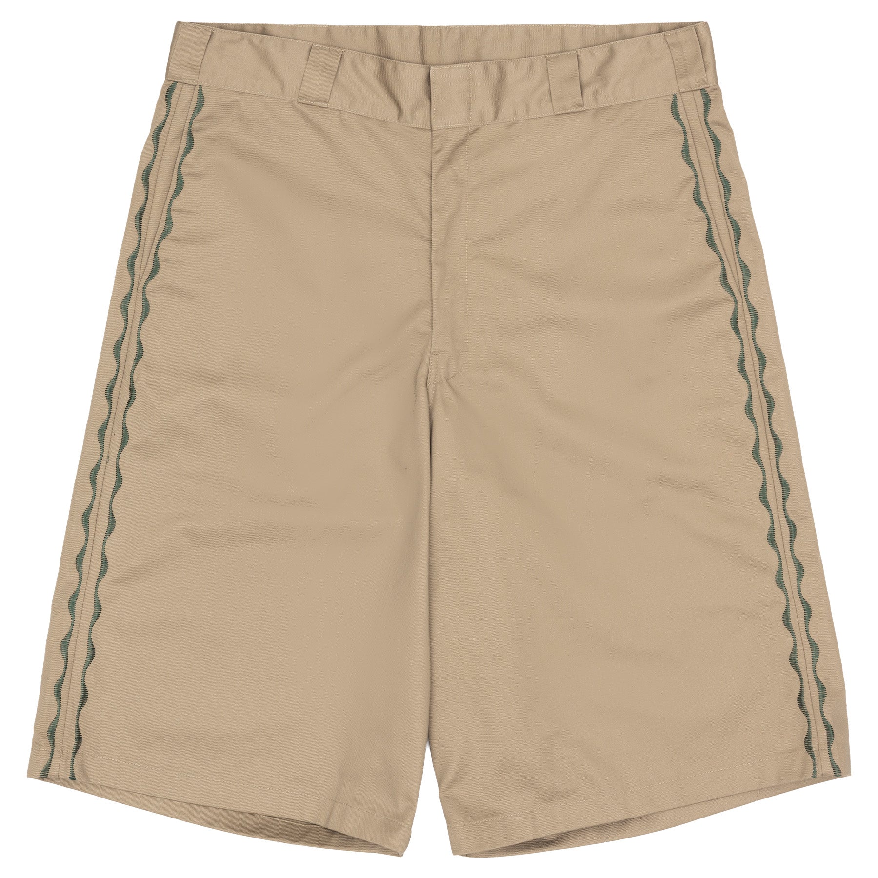 Sexhippies Welder's Stitch Loose Fit Work Shorts Tan/Forest
