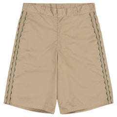 Sexhippies Welder's Stitch Loose Fit Work Shorts Tan/Forest