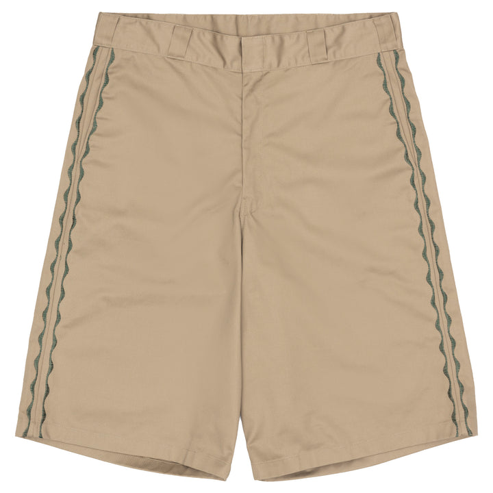 Sexhippies Welder's Stitch Loose Fit Work Shorts Tan/Forest