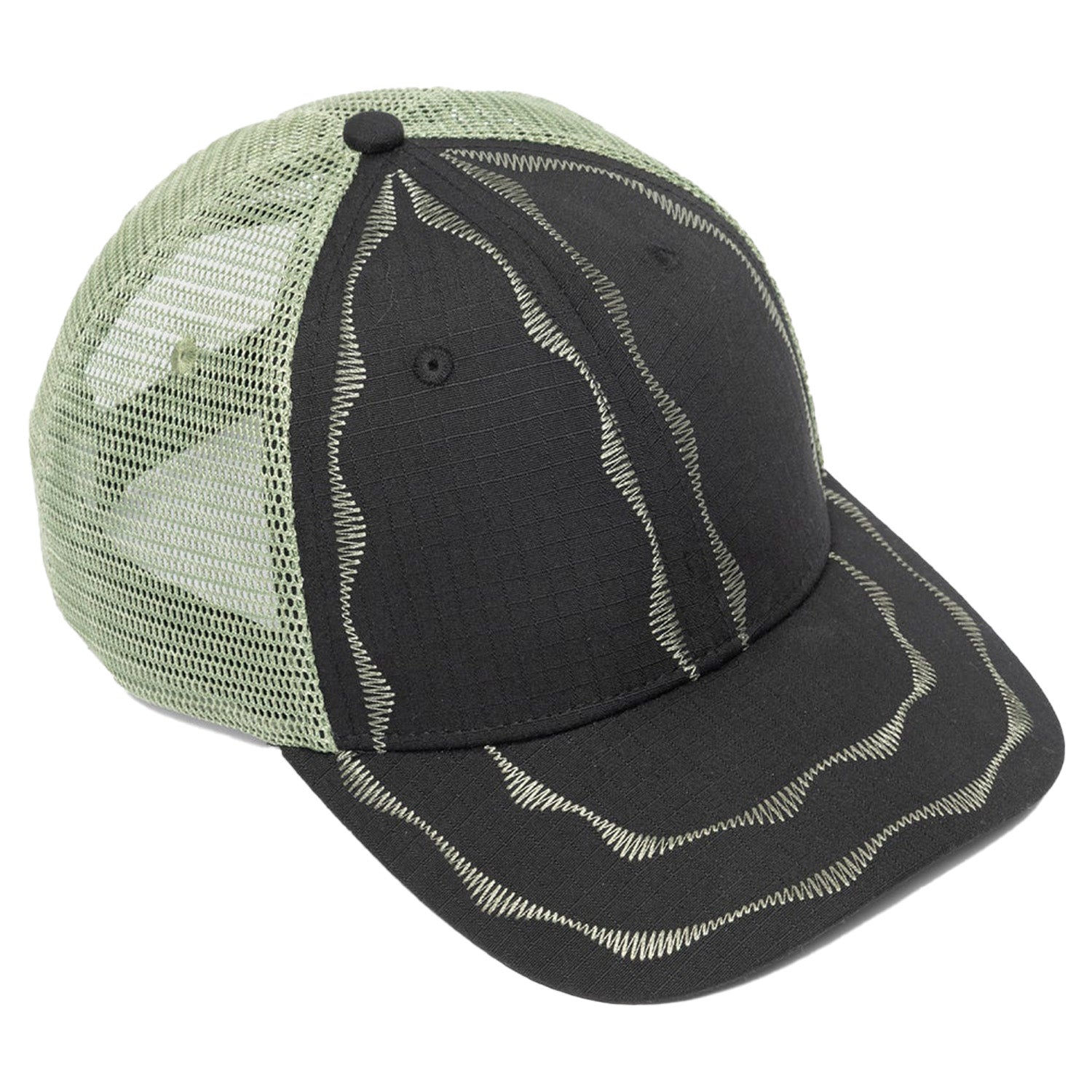 Sexhippies Welders Stitch Mesh Hat Black/Sage