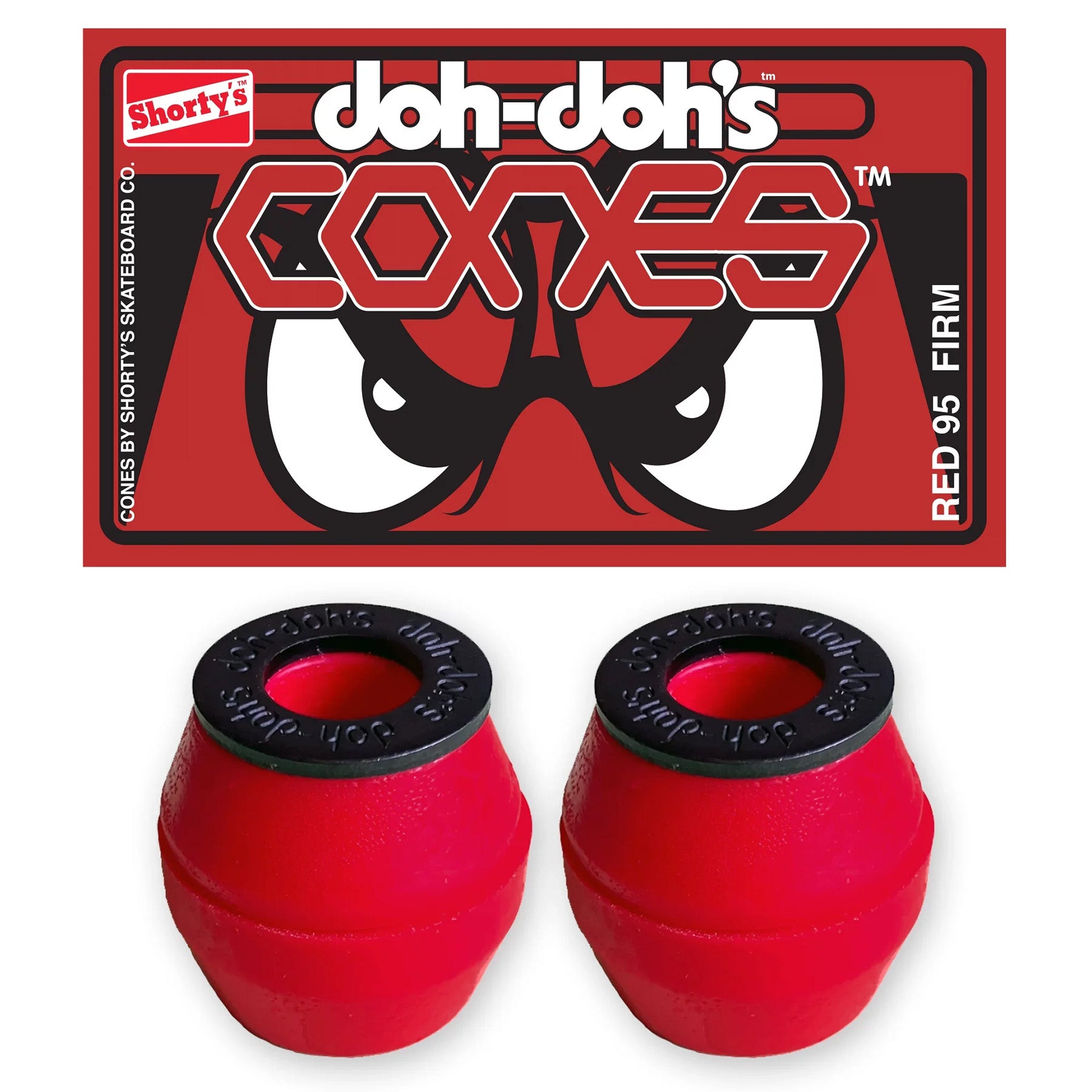 Shorty's Doh Dohs Bushings Cones Red Firm 95a