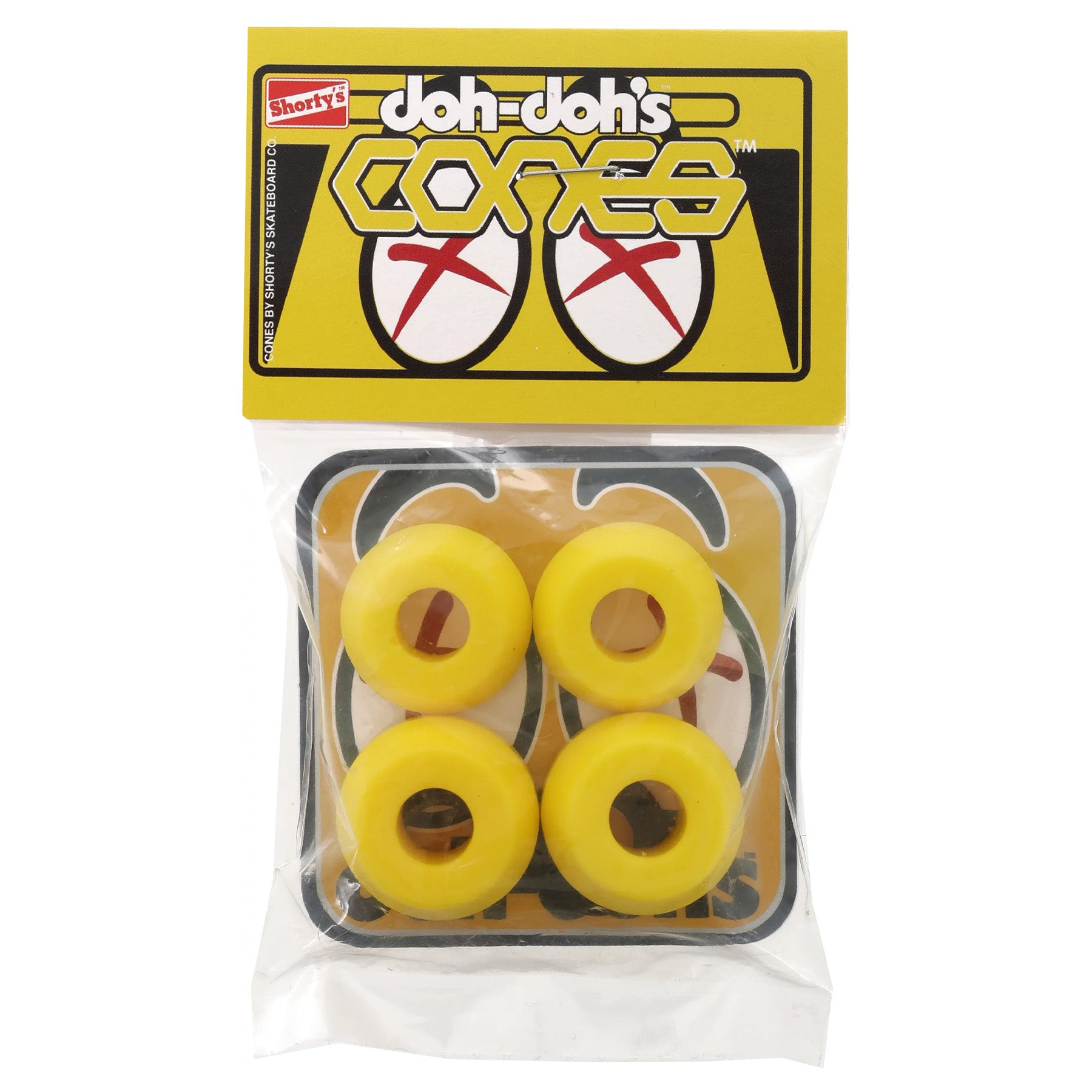 Shorty's Doh Dohs Bushings Cones Yellow Soft 92a