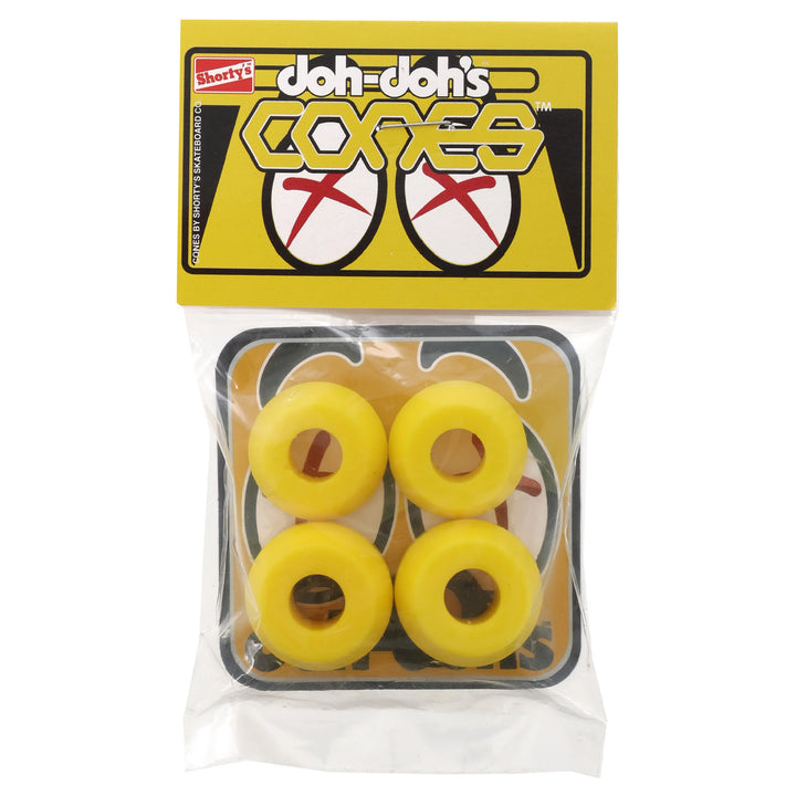 Shorty's Doh Dohs Bushings Cones Yellow Soft 92a