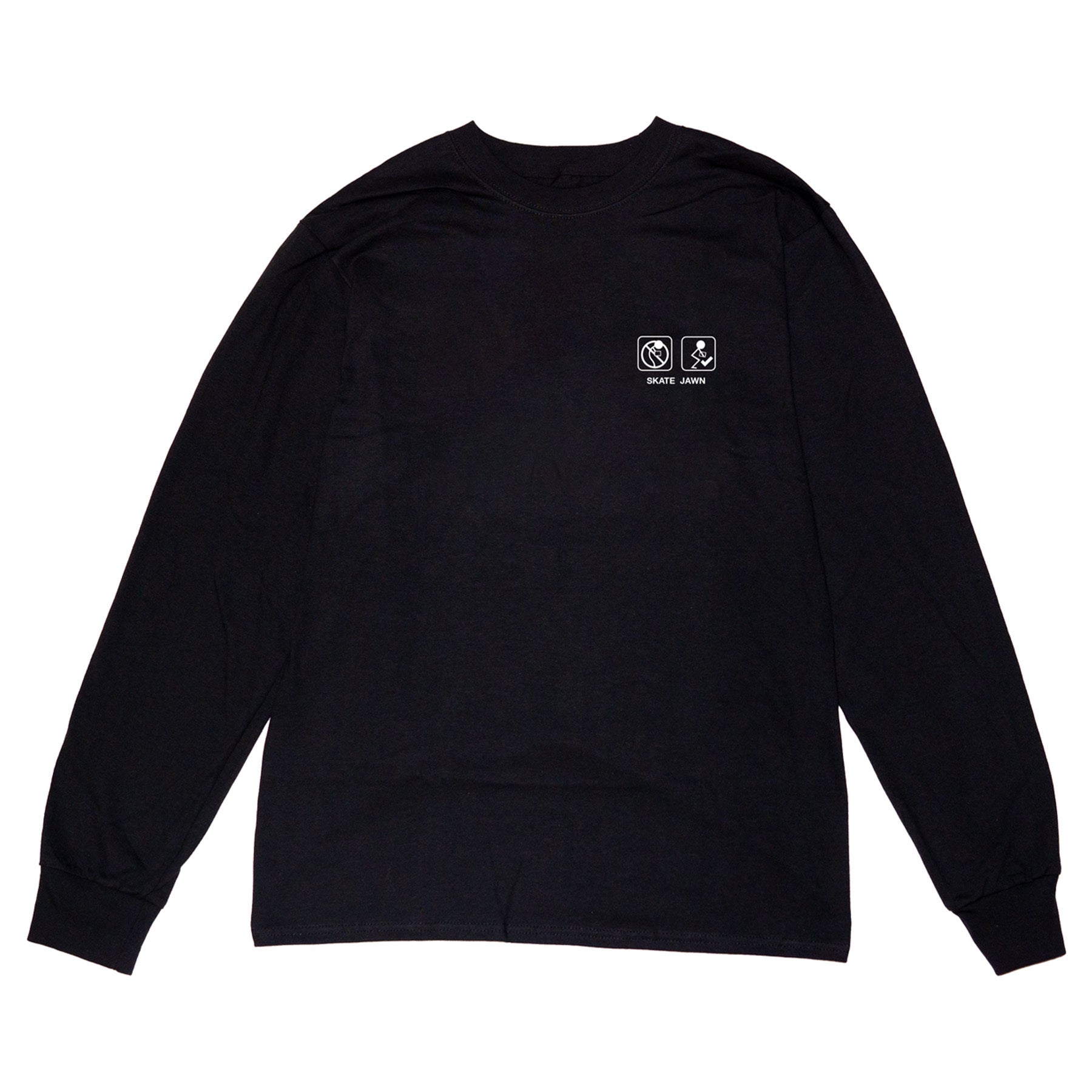 Skate Jawn Shipping Longsleeve Tee Black