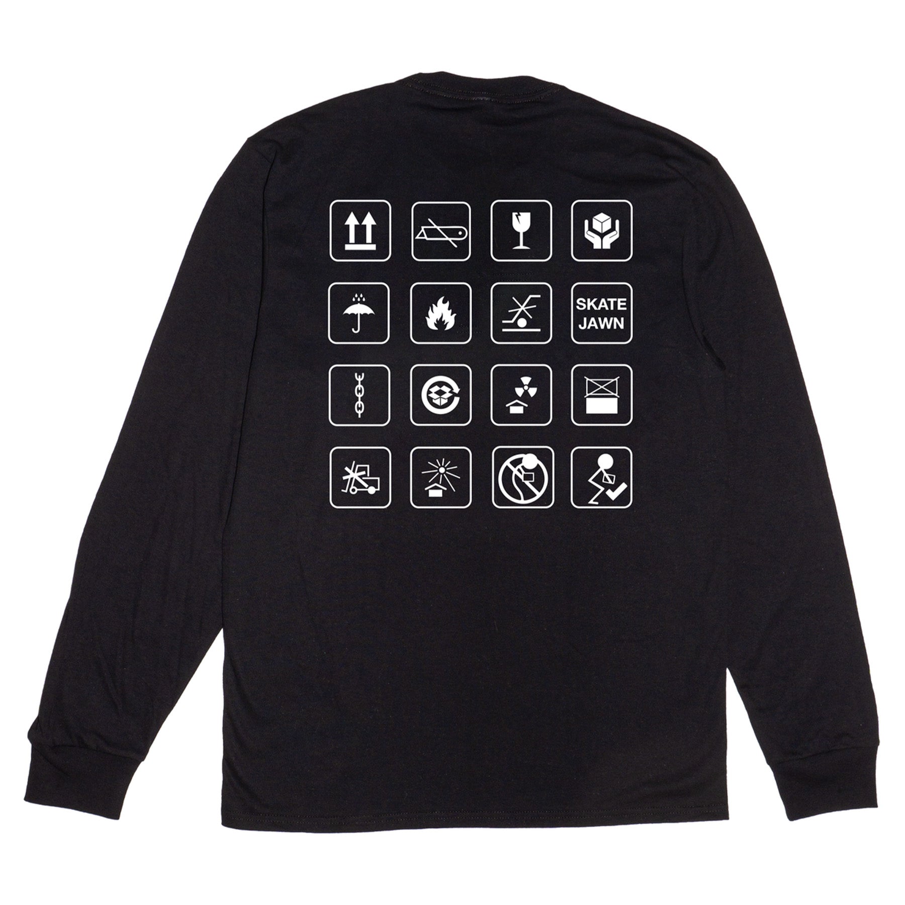 Skate Jawn Shipping Longsleeve Tee Black