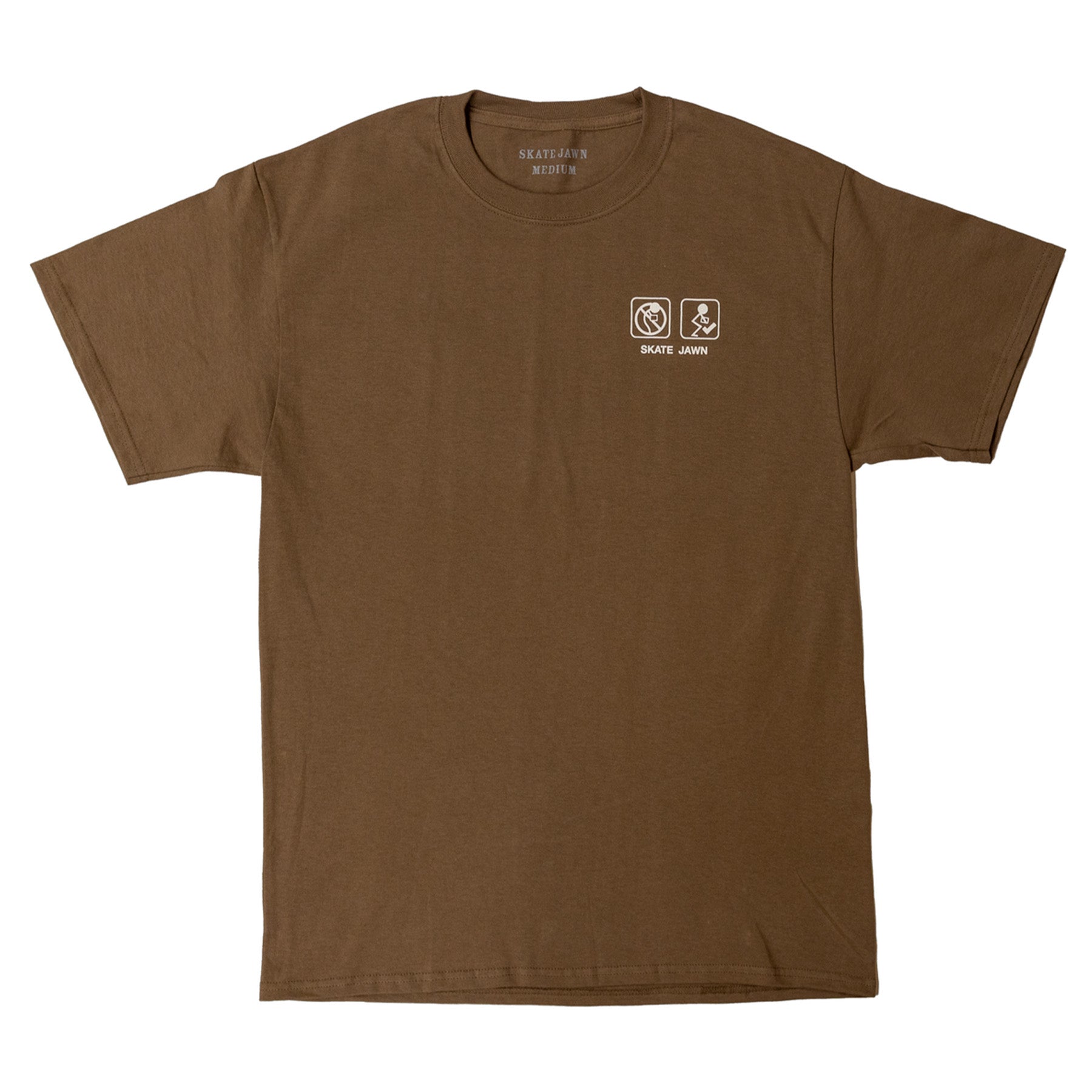 Skate Jawn Shipping Tee Brown