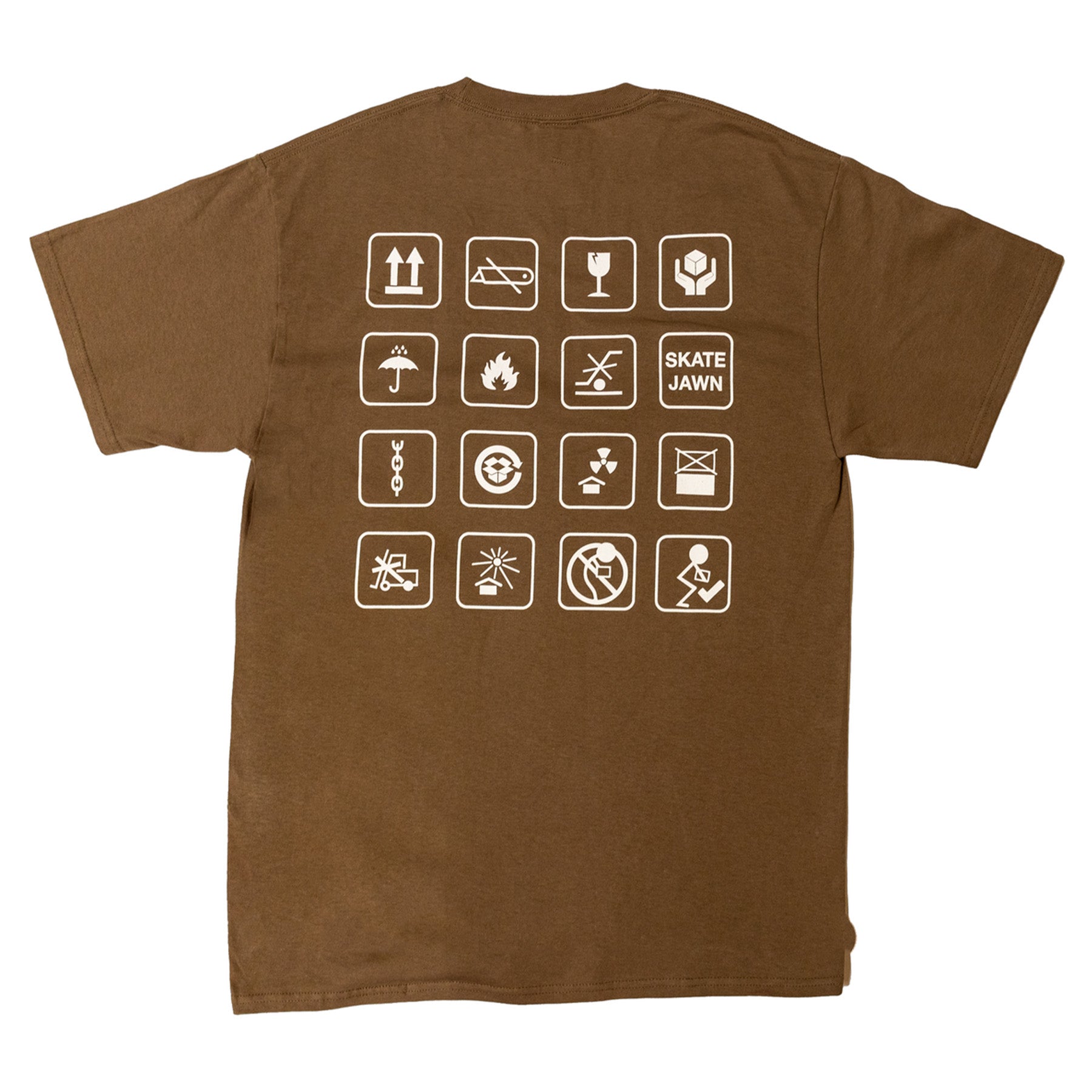 Skate Jawn Shipping Tee Brown