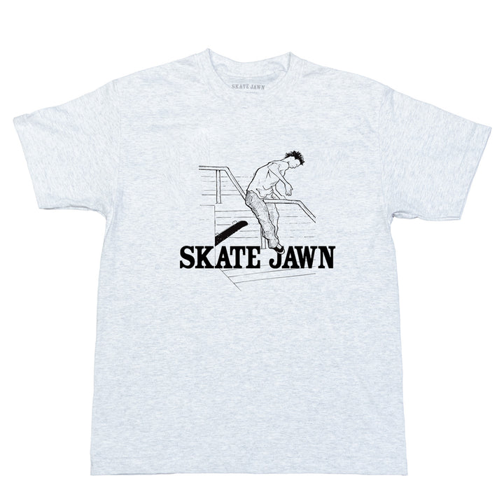 Skate Jawn Handrail Tee Ash