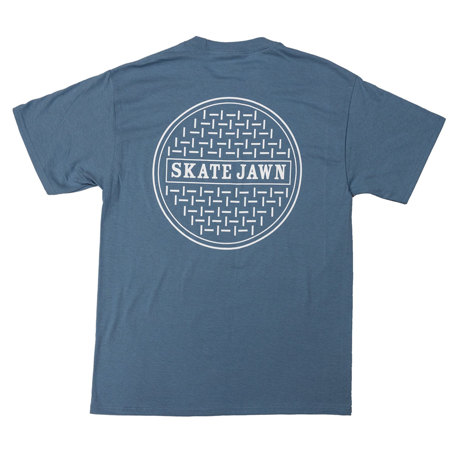 Skate Jawn Sewer Cap Tee Stonewash Blue