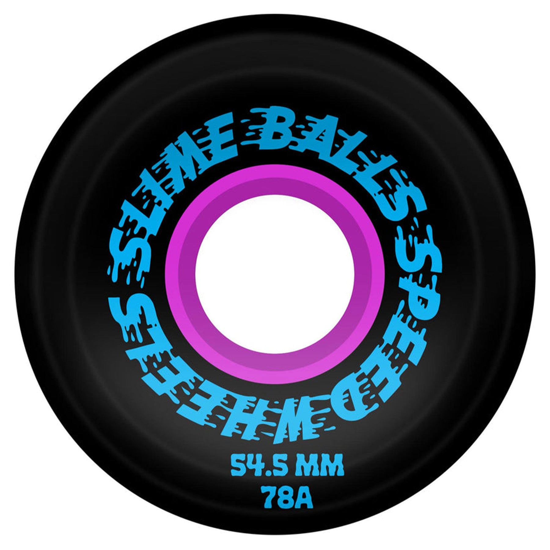 Slime Balls Wheels Brain Busters 3D OG Slime Black 54.5 mm 78a
