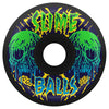 Slime Balls Wheels Skull Vomits Black 60mm 95a