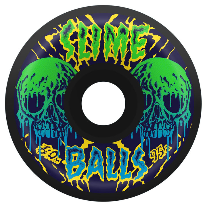 Slime Balls Wheels Skull Vomits Black 60mm 95a