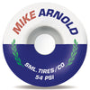 SML Wheels Street Tires Mike Arnold Natural/Blue Split 54mm 99a XL V-Cut