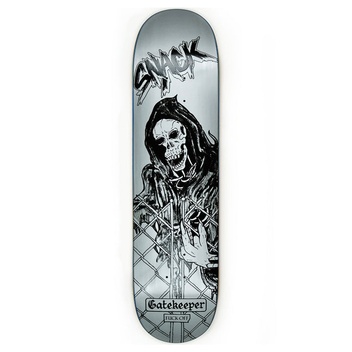 Snack Gatekeep Silver Deck 8.125"