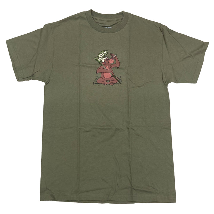Snack Monkey Tee Olive