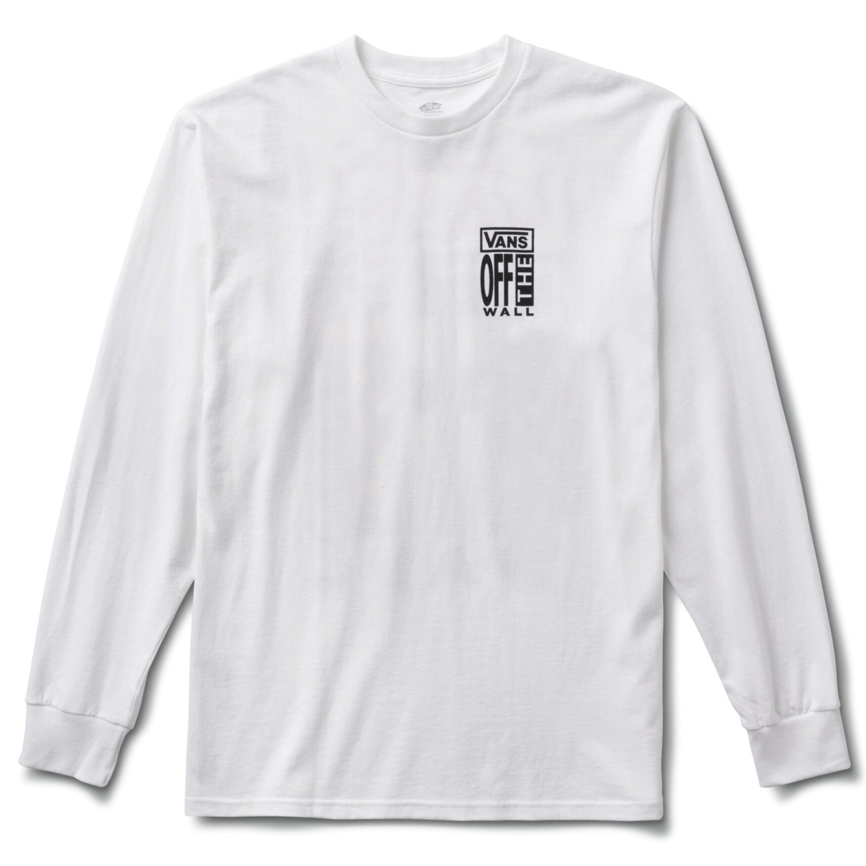 Vans AVE LS Tee White - Orchard Skateshop