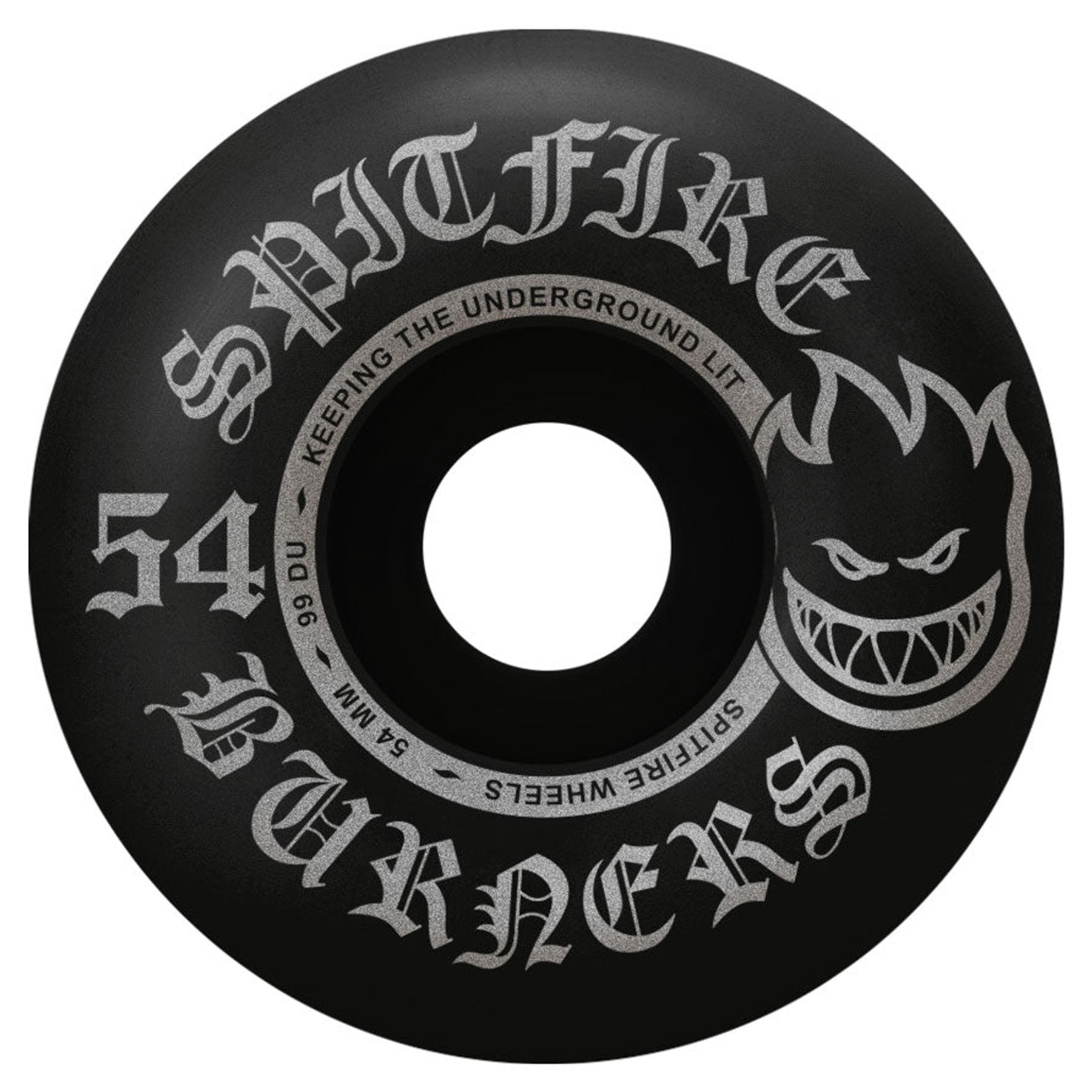 Spitfire Wheels Burner Black 54mm 99a