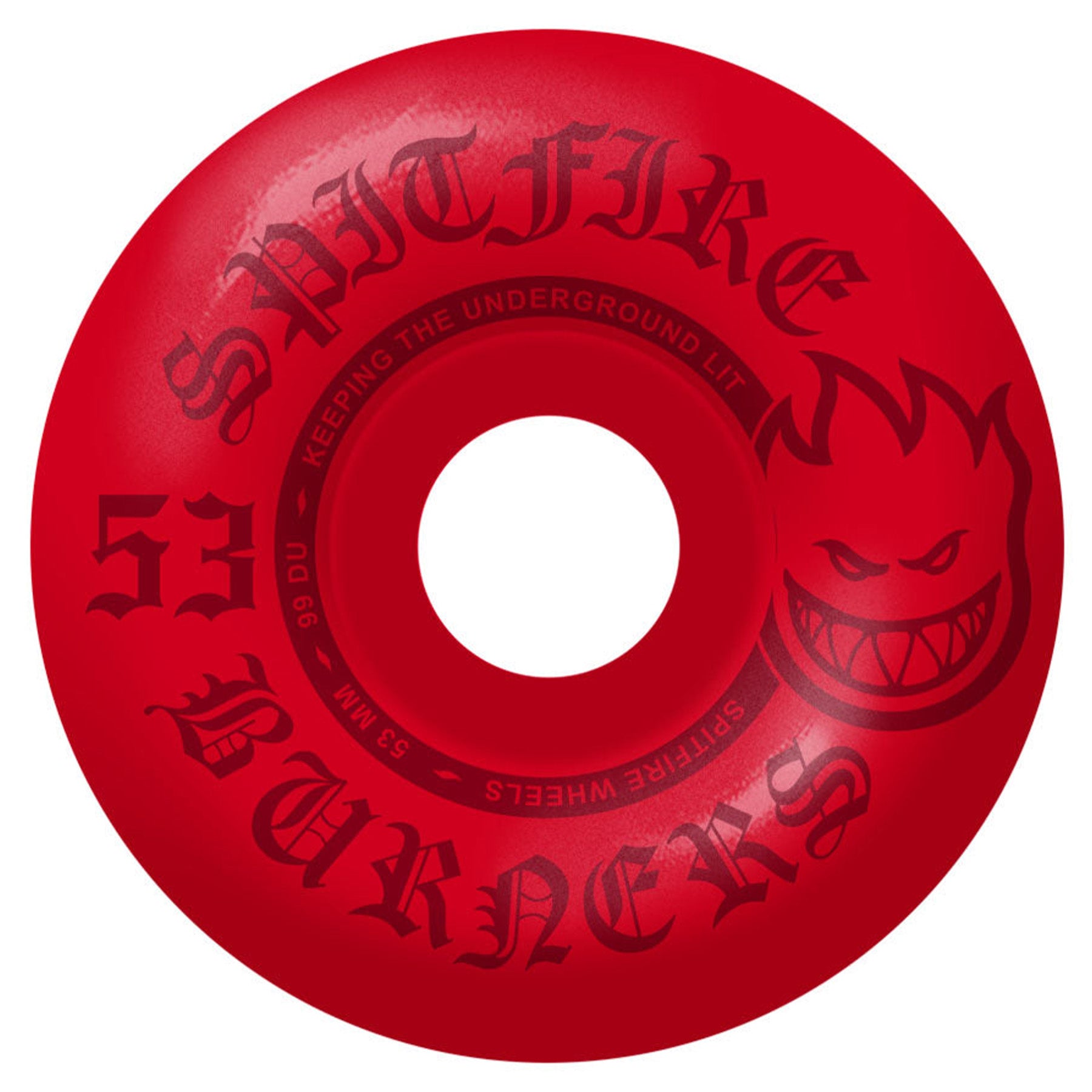 Spitfire Wheels Burner Red 53mm 99a