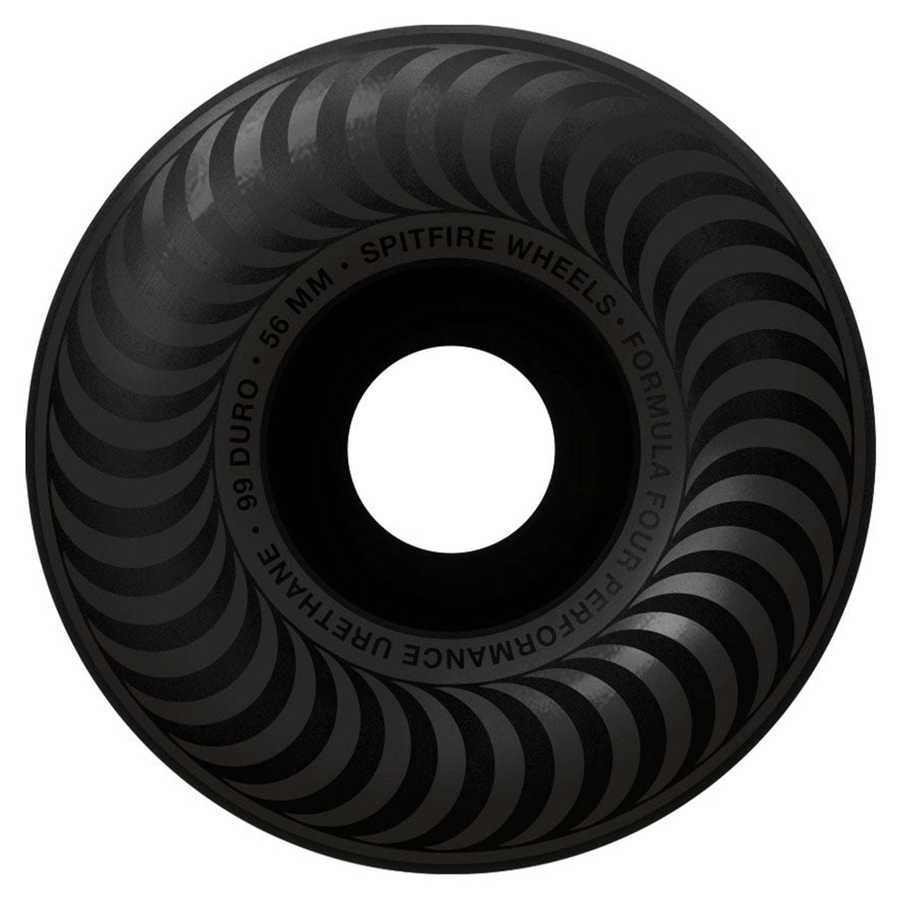 Spitfire Wheels F4 Classic Black 56mm 99a