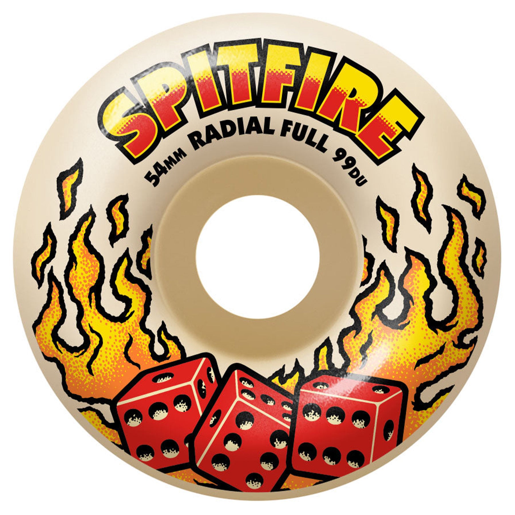 Spitfire Wheels Hot Hand Radial Full F4 54mm 99a