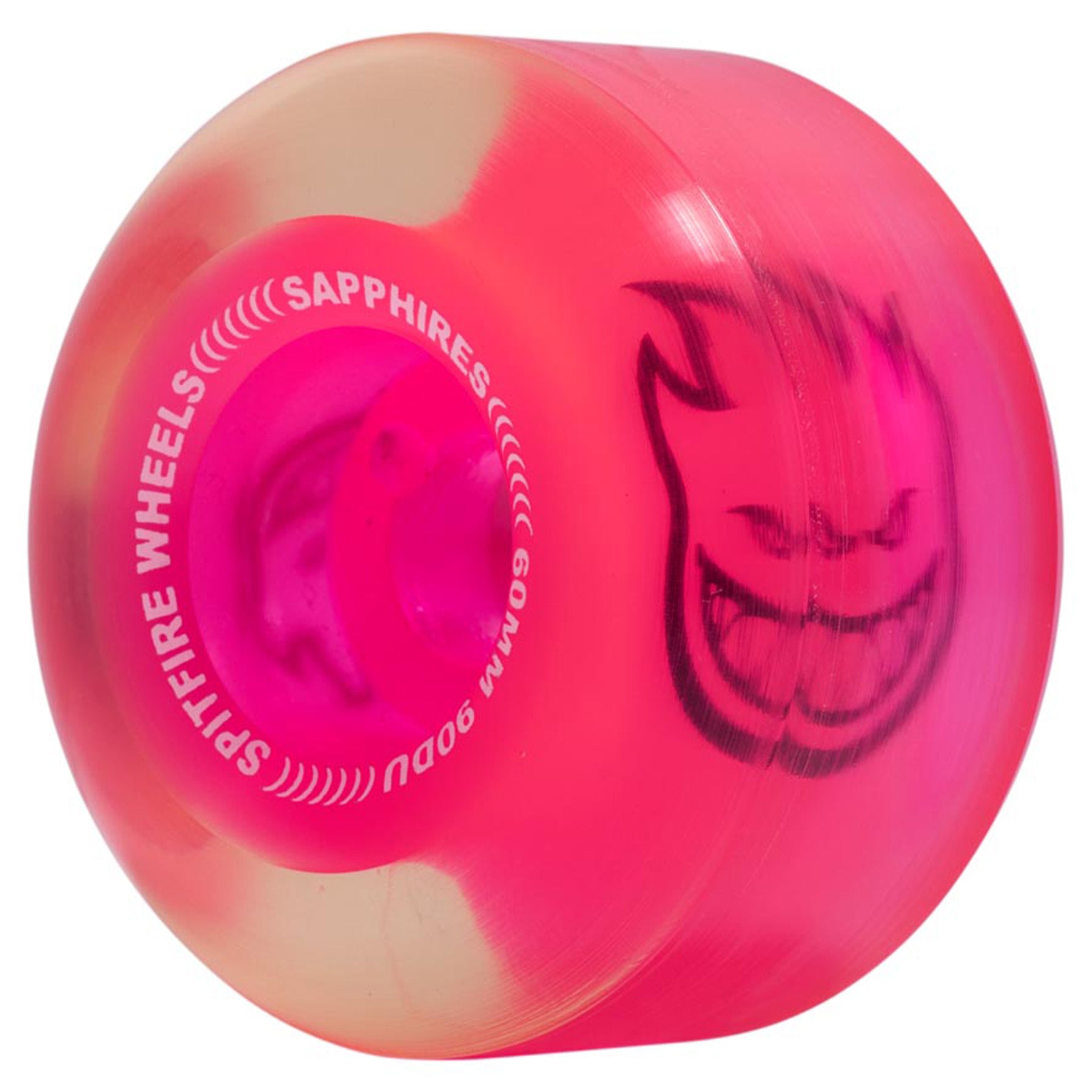 Spitfire Wheels Sapphire Conical Full Neon Pink 60mm 90a