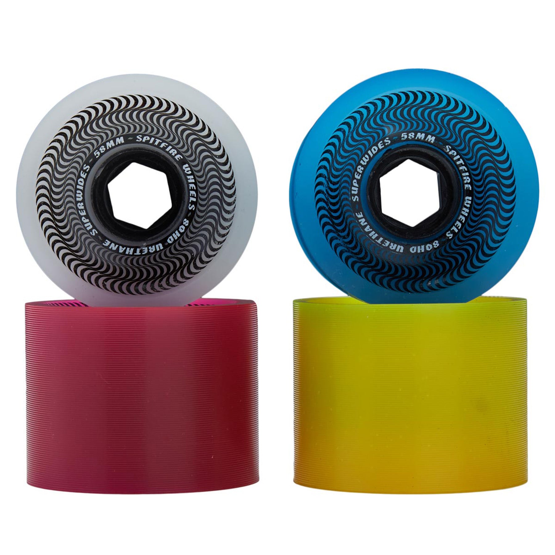 Spitfire Wheels Super Wide CMYK Cruiser 58mm 80HD