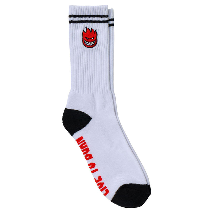 Spitfire Bighead Fill EMB Sock White/Black/Red