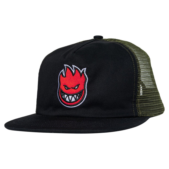 Spitfire Bighead Fill Snapback Hat Black/Olive