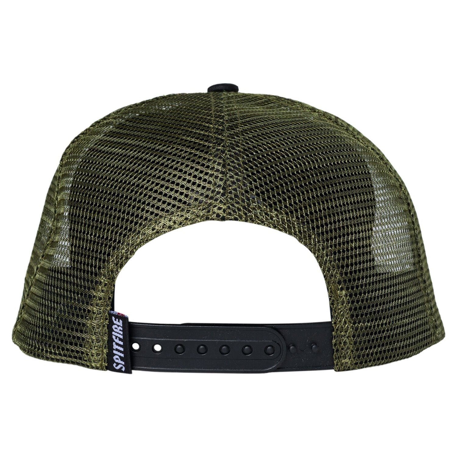 Spitfire Bighead Fill Snapback Hat Black/Olive